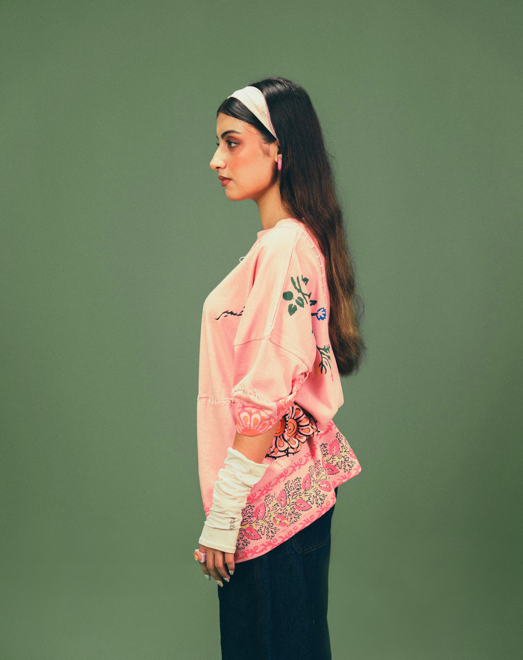 Blush Block Print Tee