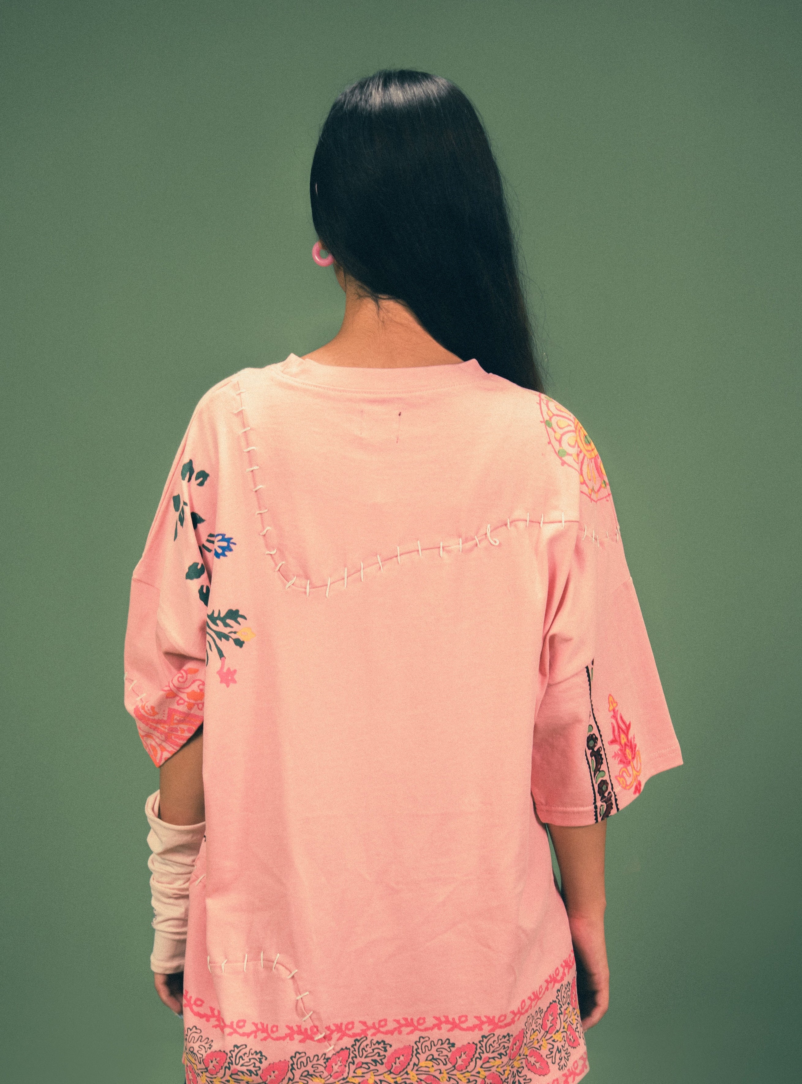 Blush Block Print Tee