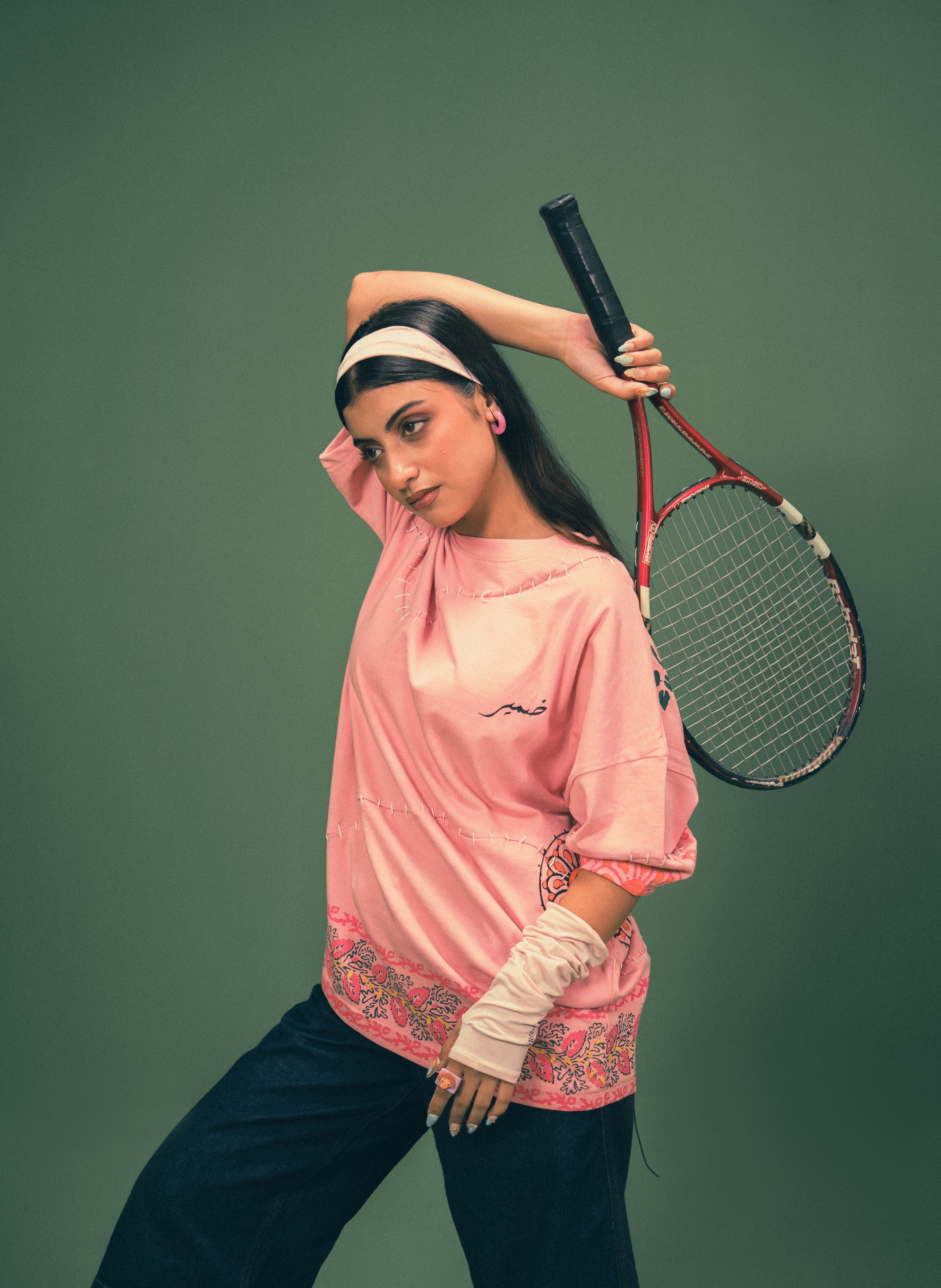 Blush Block Print Tee